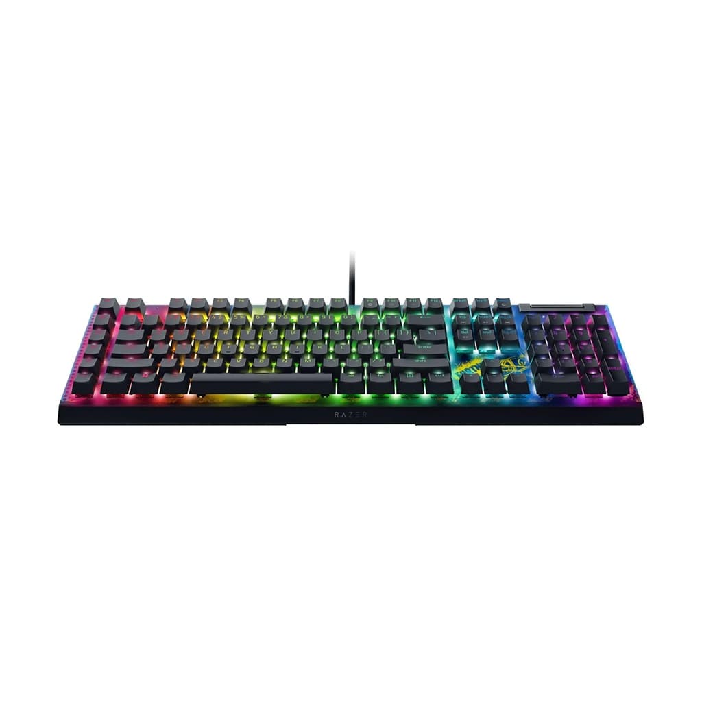 کیبورد گیمینگ ریزر Razer مدل BlackWidow V4 X Fortnite Edition Yellow Switch — تصویر ۱۱