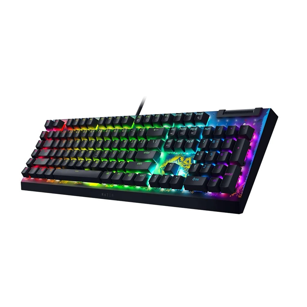 کیبورد گیمینگ ریزر Razer مدل BlackWidow V4 X Fortnite Edition Yellow Switch — تصویر ۹