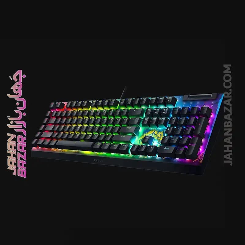 کیبورد گیمینگ ریزر Razer مدل BlackWidow V4 X Fortnite Edition Yellow Switch — تصویر ۲