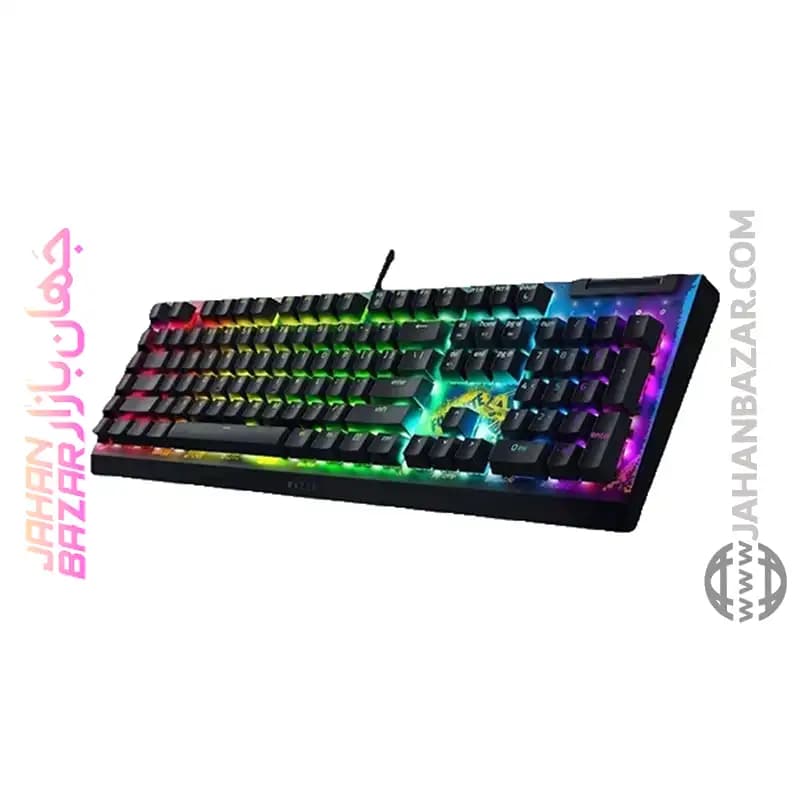 کیبورد گیمینگ ریزر Razer مدل BlackWidow V4 X Fortnite Edition Yellow Switch — تصویر ۳