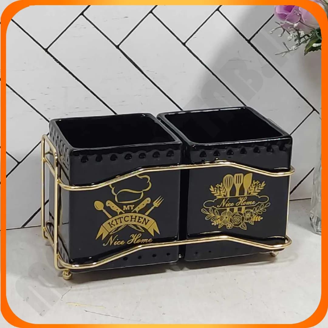 جاقاشقی دوقلو رومیزی سری بلک نایس هوم