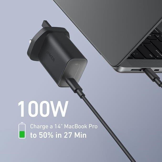 شارژر دیواری 100W انکر مدل B2679 همراه با کابل USB-C — تصویر ۵