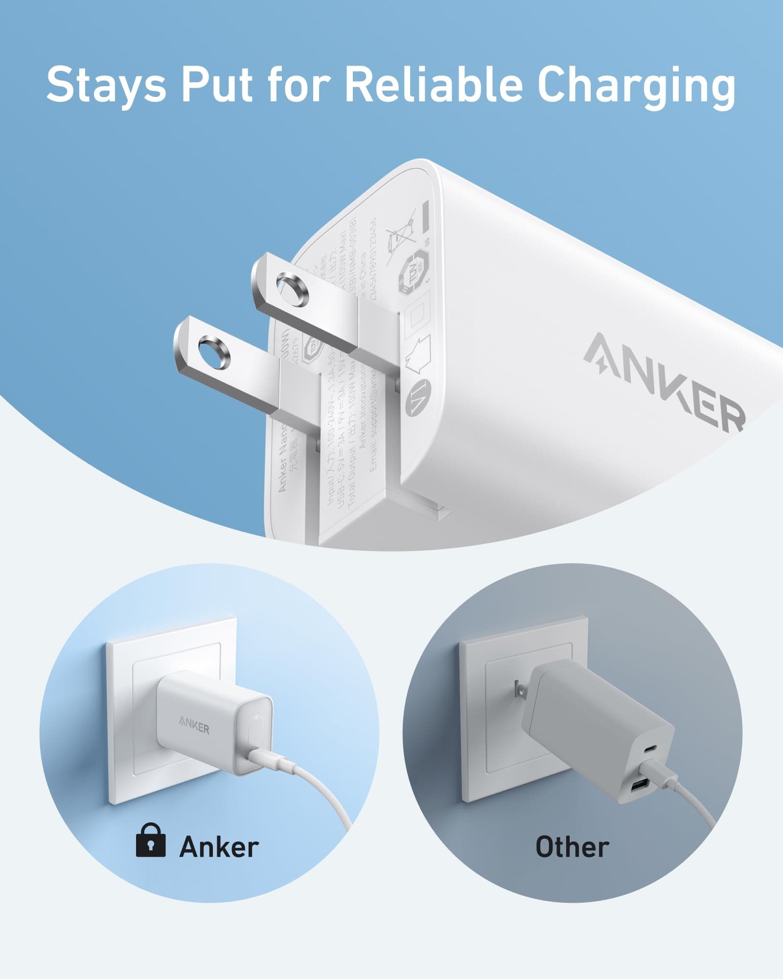 شارژر دیواری 100W انکر مدل B2679 همراه با کابل USB-C — تصویر ۱۲