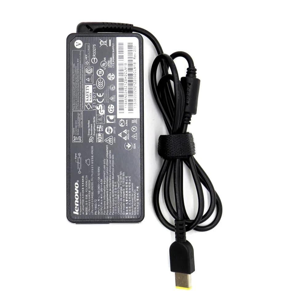 شارژر لپ تاپ LENOVO لنوو مدل 20V 4.5A USB