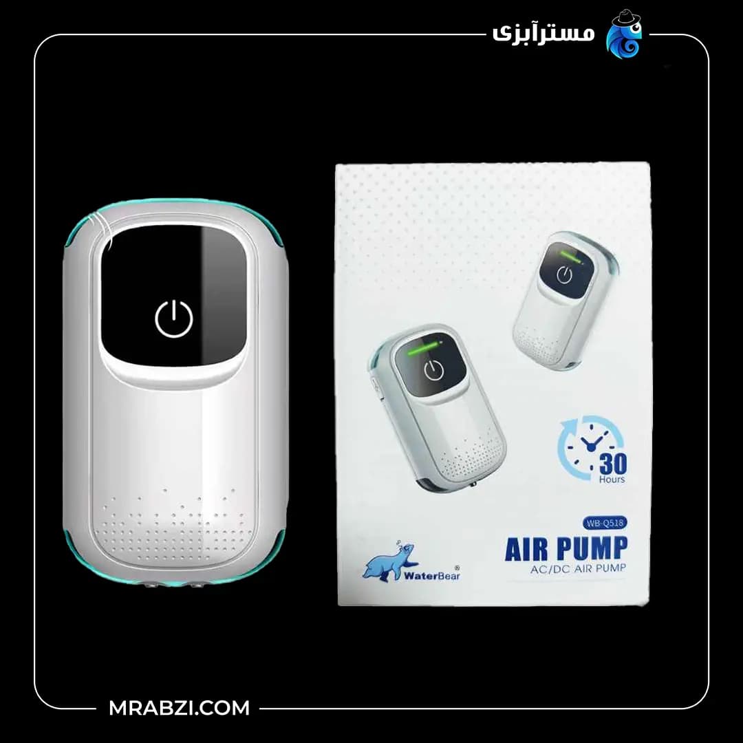 پمپ هوا شارژی آکواریوم دو خروجی واتر بر WB-Q528 — تصویر ۹