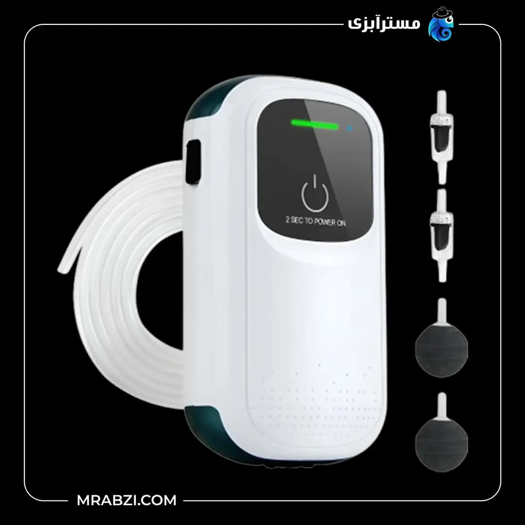 پمپ هوا شارژی آکواریوم دو خروجی واتر بر WB-Q528 — تصویر ۱۰