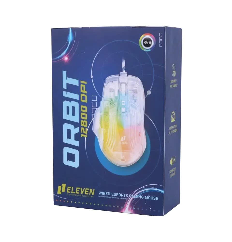 ماوس سیم دار گیمینگ Eleven ایلون مدل ORBIT — تصویر ۶