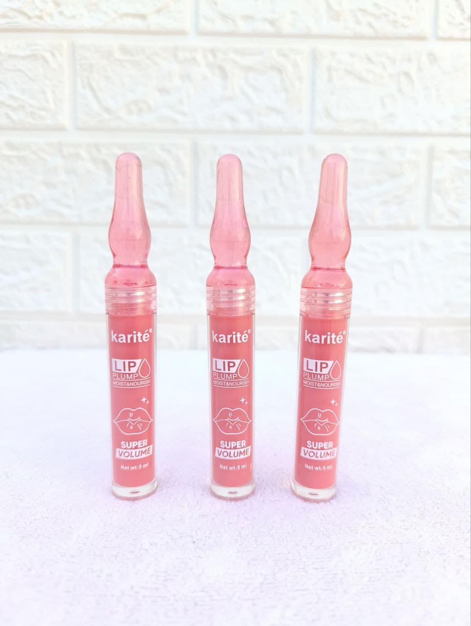 حجم‌دهنده و براق‌کننده لب کاریتـه | Lip Plumper با بسته‌بندی آمپولی و اثر فوری — تصویر ۲