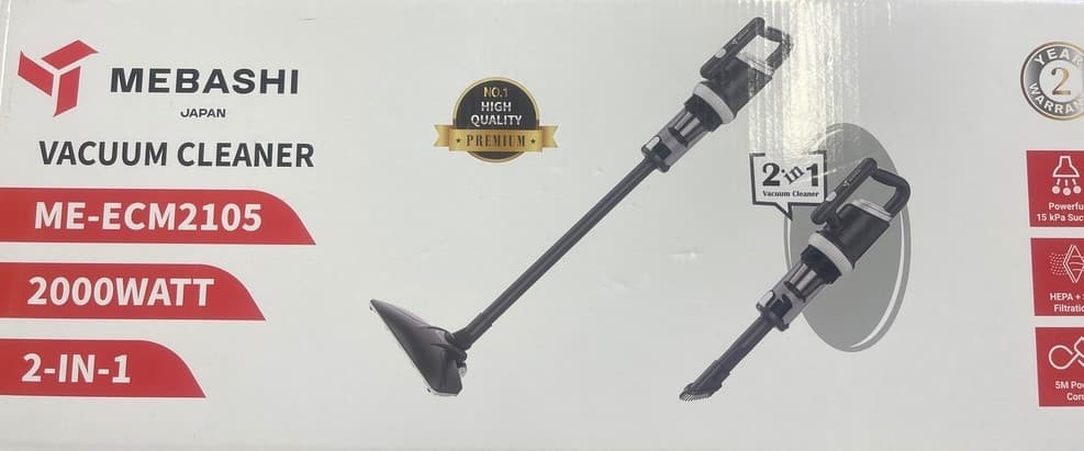 جاروشارژی 2000 وات Mebashi ME-ECM2105 2in1 — تصویر ۲