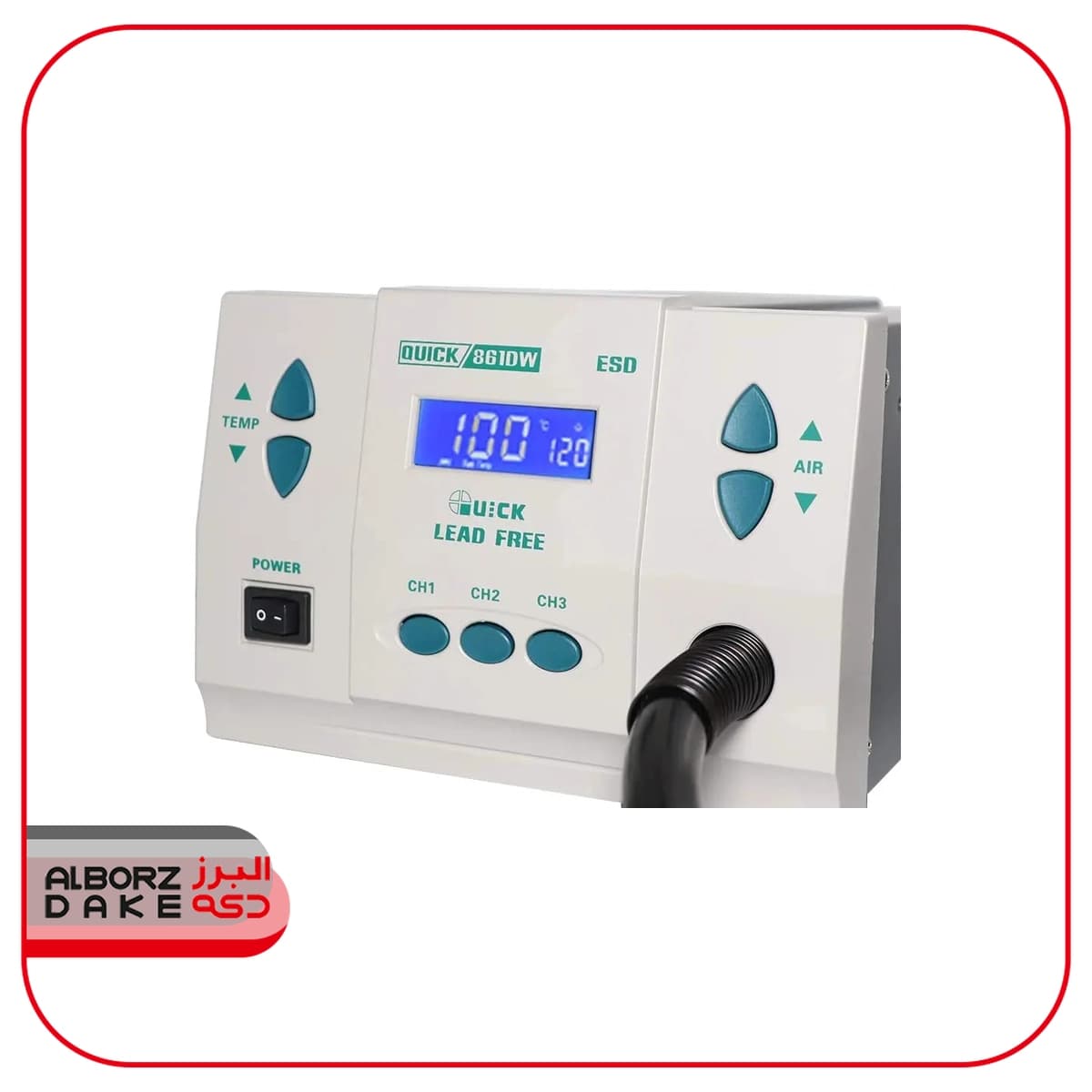 هیتر حرفه ای مکانیک مدل 861DW توان 1000W اصلی — تصویر ۲