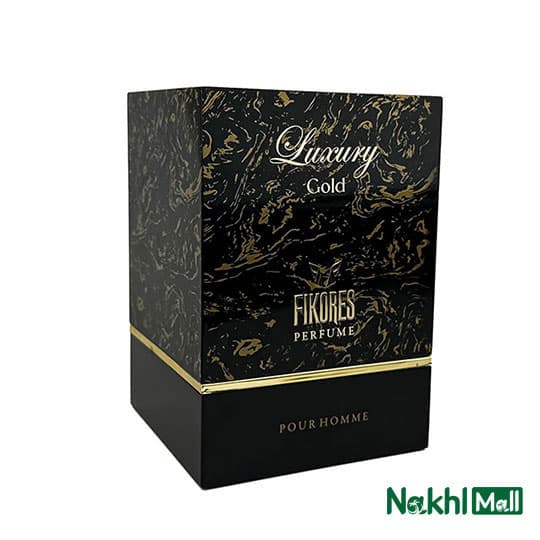 ادکلن مردانه لاکچری گلد فیکورس Luxury gold (آمبرنومد لویی ویتون) حجم 80 میلی لیتر — تصویر ۳