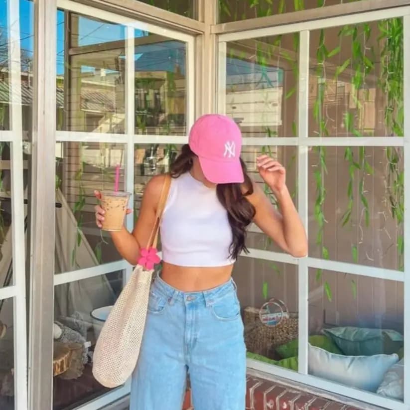 کلاه بیسبالی صورتی — تصویر ۲