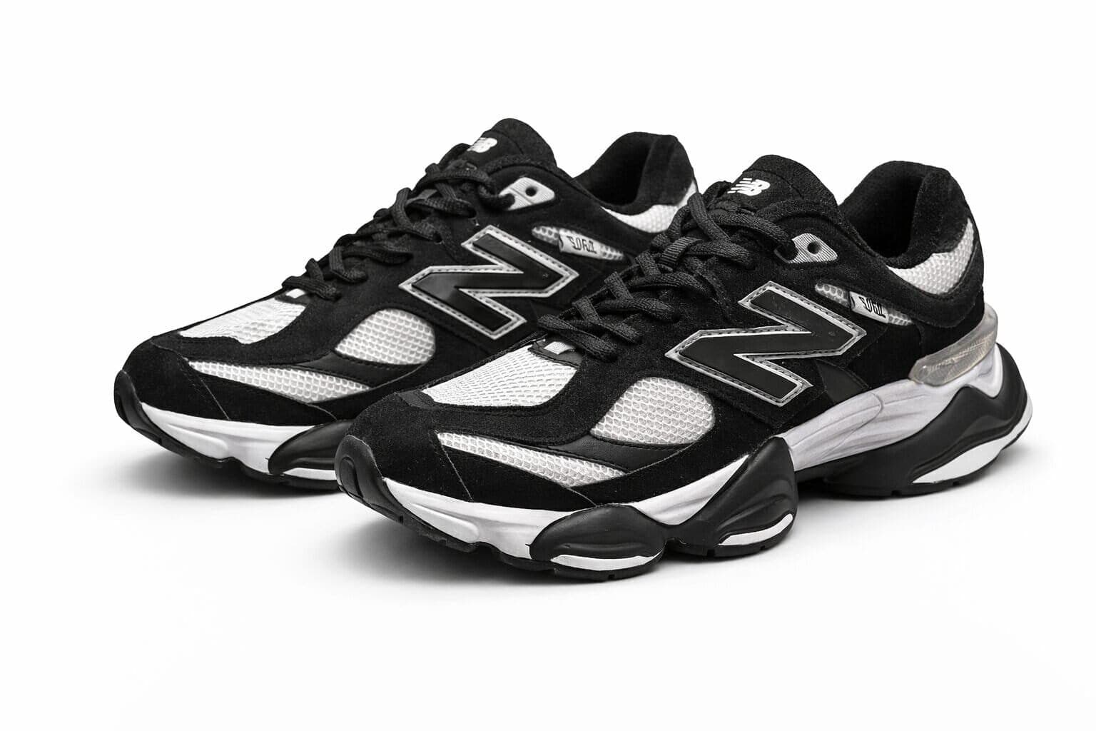 کتانی نیو بالانس ۹۰۶۰ New Balance black سفید. مشکی کد ۰۰۱۴۹ — تصویر ۲