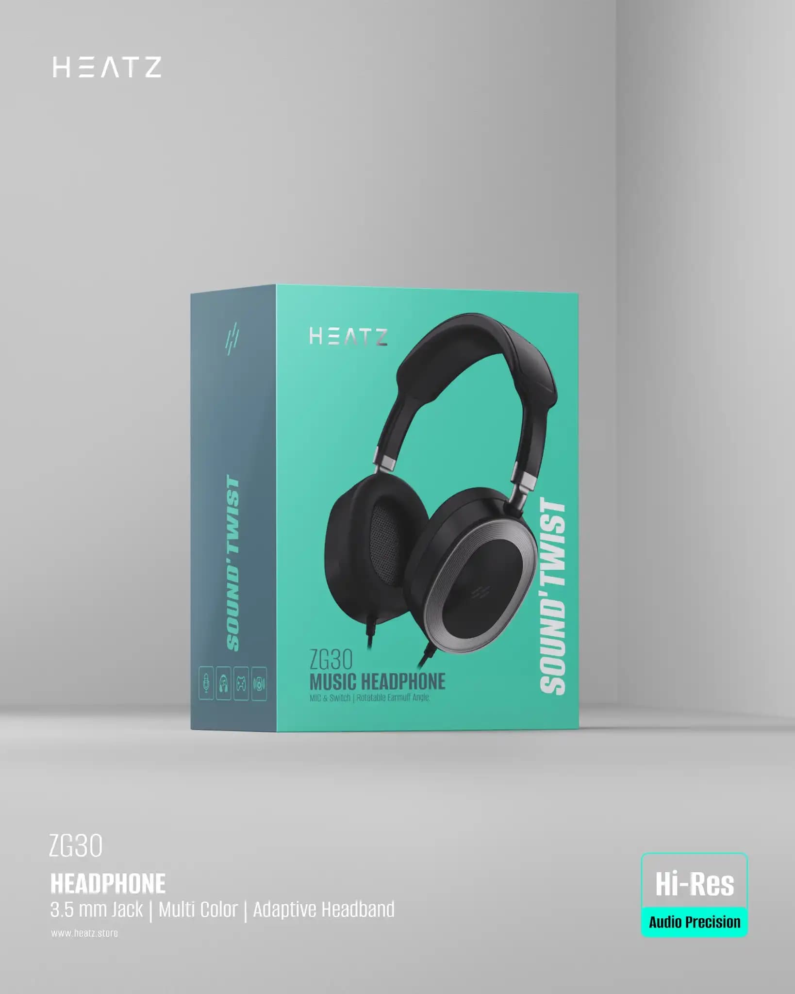 هدفون سیمی هیتز مدل HEATZ ZG30 — تصویر ۵