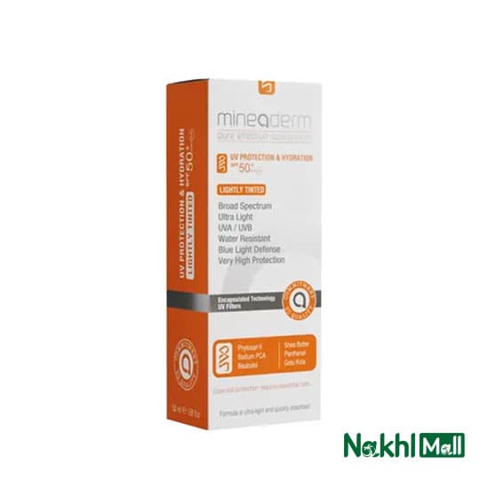 کرم ضد آفتاب فلوییدی ماینودرم mineaderm اولترا و آبرسان SPF 50+ — تصویر ۵