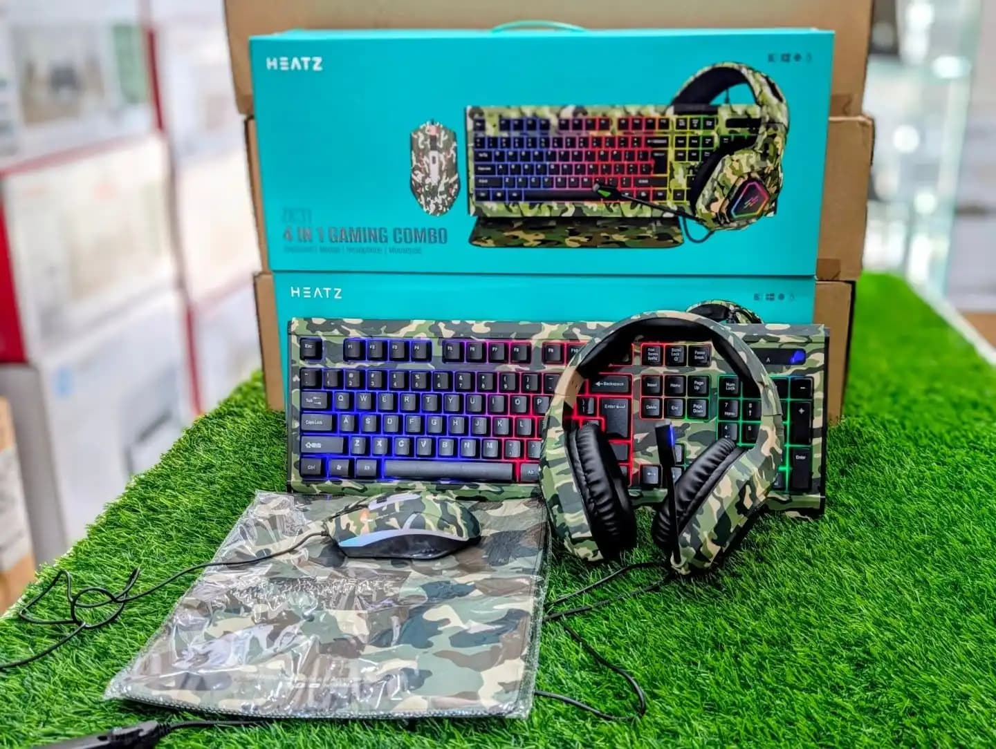 ست گیمینگ هیتز ZK31 | پکیج ۴ در ۱ حرفه‌ای با نورپردازی RGB — تصویر ۲