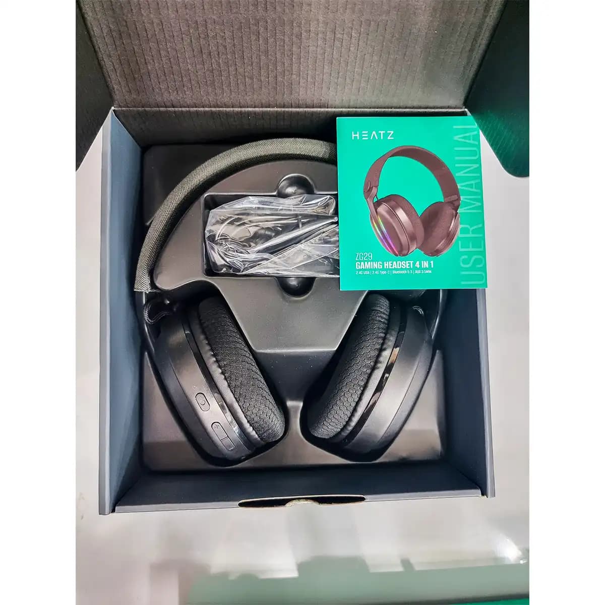 هدفون بی سیم گیمینگ بلوتوثی هیتز مدل HEATZ ZG29 — تصویر ۳