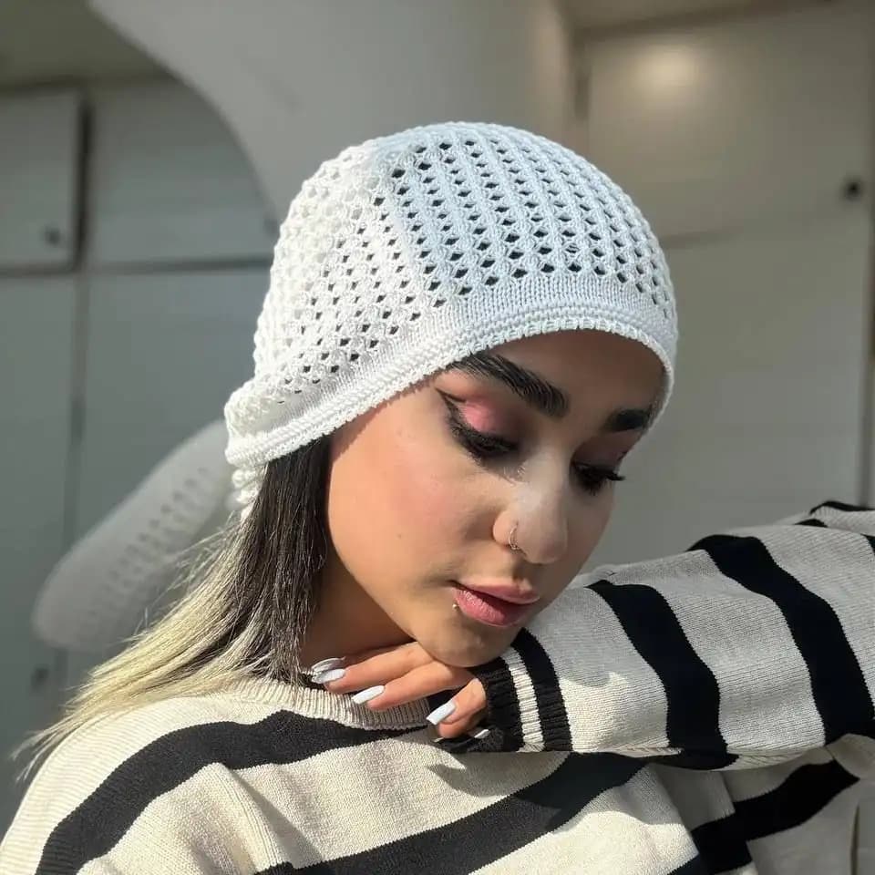 اسکارف بافت سه گوش