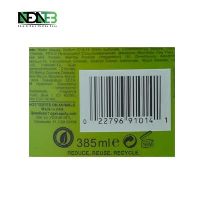 شامپو تی تری و نعنا او جی ایکس حجم 385ml — تصویر ۴