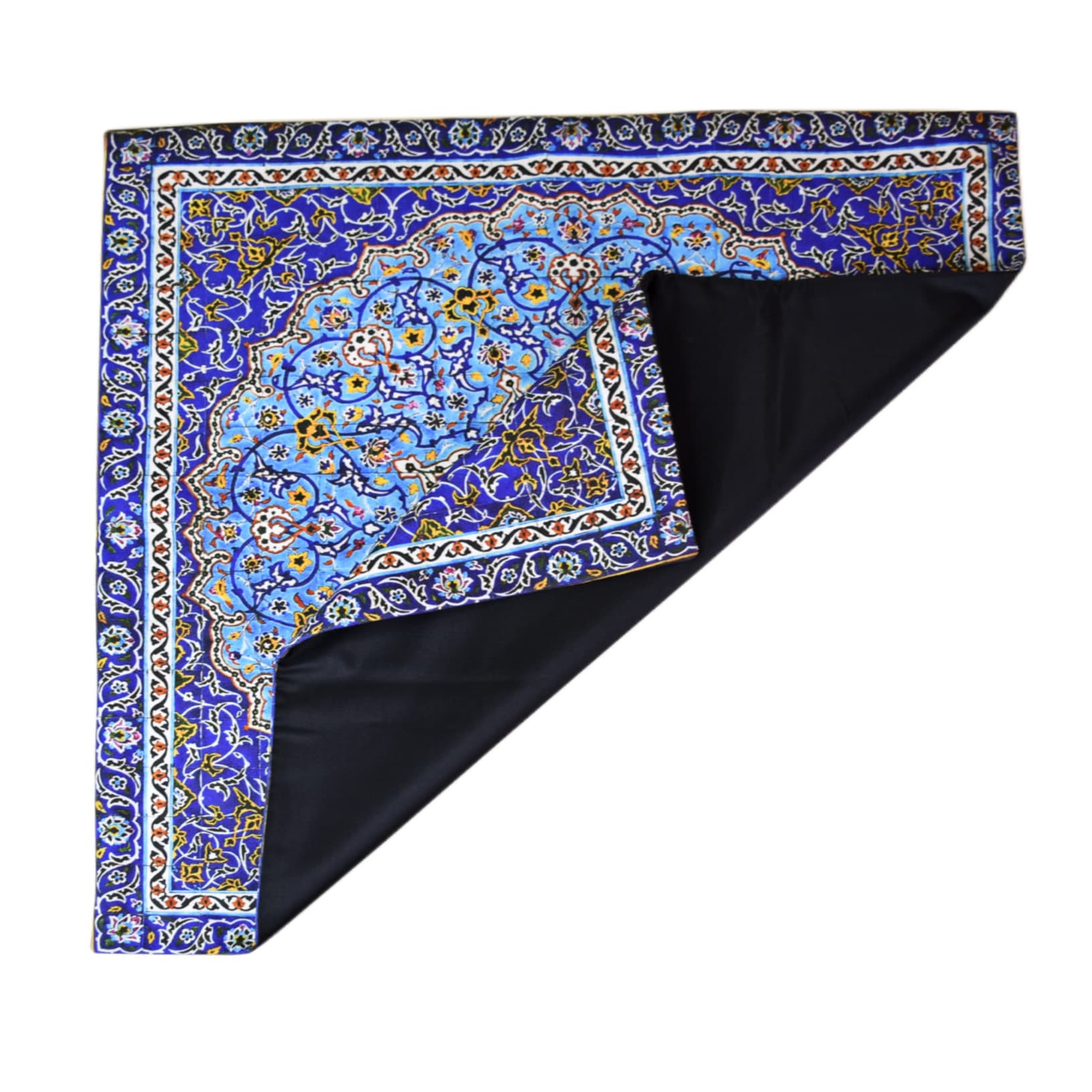 رومیزی مدل مخمل طرح کاشی کد 111 — تصویر ۳