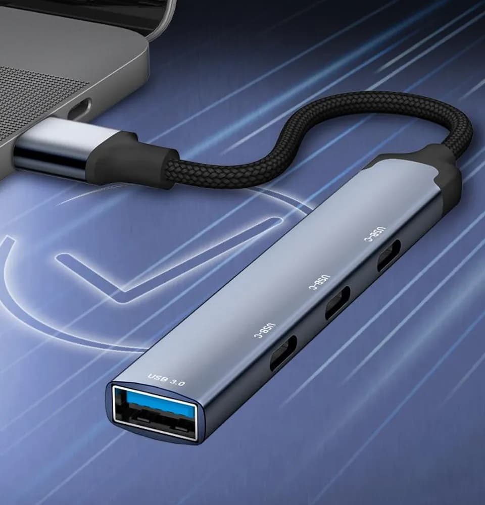 هاب USB 2.0 الدینیو LDNIO مدل DS-74U — تصویر ۱۰