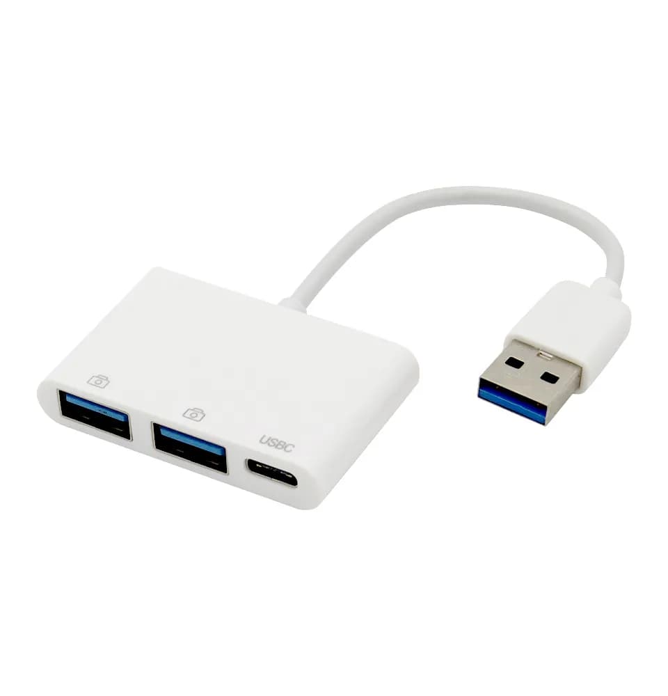 هاب USB 3.0 کابلی Ultra Slim سه پورت — تصویر ۵
