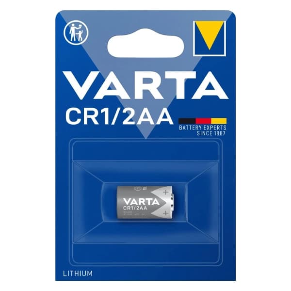باتری لیتیومی وارتا CR1/2AA بسته بندی 1 عددی — تصویر ۳