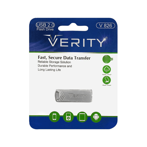 فلش وریتی VERITY مدل V- 826 ظرفیت 64 گیگابایت — تصویر ۲