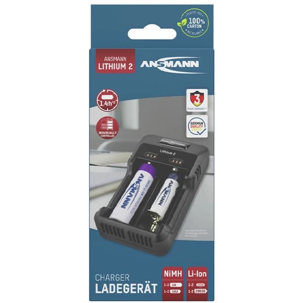 شارژر باتری Ansmann مدل Lithium 2 charger — تصویر ۹