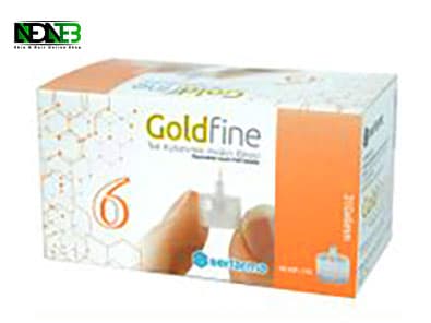 سوزن انسولین 6 گلدفاین Gold fine گیج 32 (قیمت و موجودی به روز) — تصویر ۴