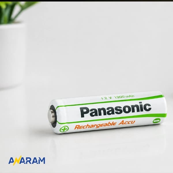 باتری قلمی شارژی پاناسونیک 1900mAh بسته 2 عددی — تصویر ۳