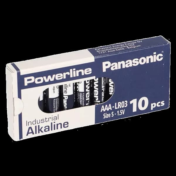 باتری نیم قلمی پاناسونیک Powerline بسته 10 عددی
