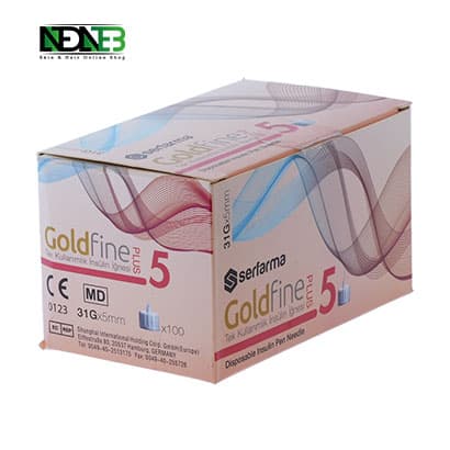 سوزن انسولین 5 گلدفاین Gold fine گیج 31 (قیمت و موجودی به روز) — تصویر ۲