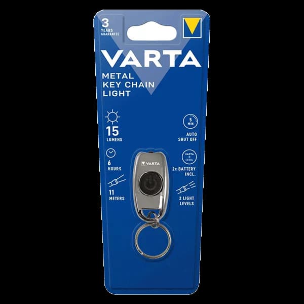 چراغ قوه کلیدی وارتا مدل Metal Key Chain Light — تصویر ۹