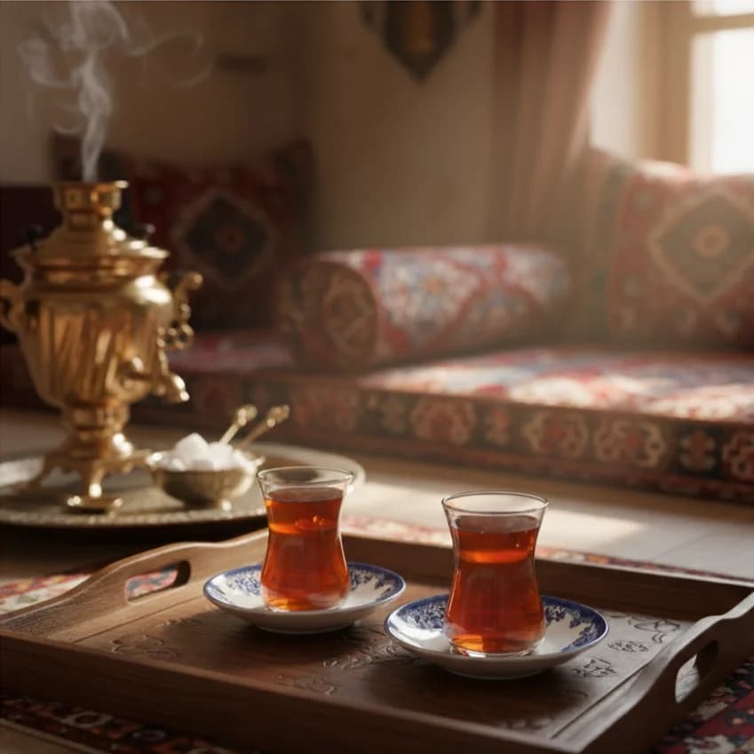 نعلبکی زیراستکان فلورانس چینی زرین ایتالیا اف — تصویر ۲