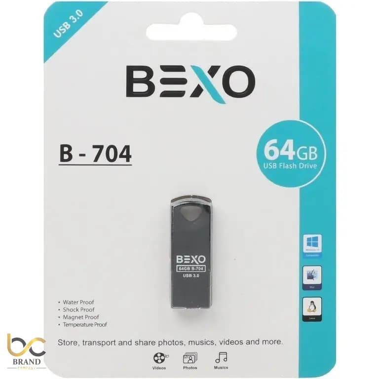 فلش 32 گیک بکسو BEXO مدل B-704 USB 3 — تصویر ۲