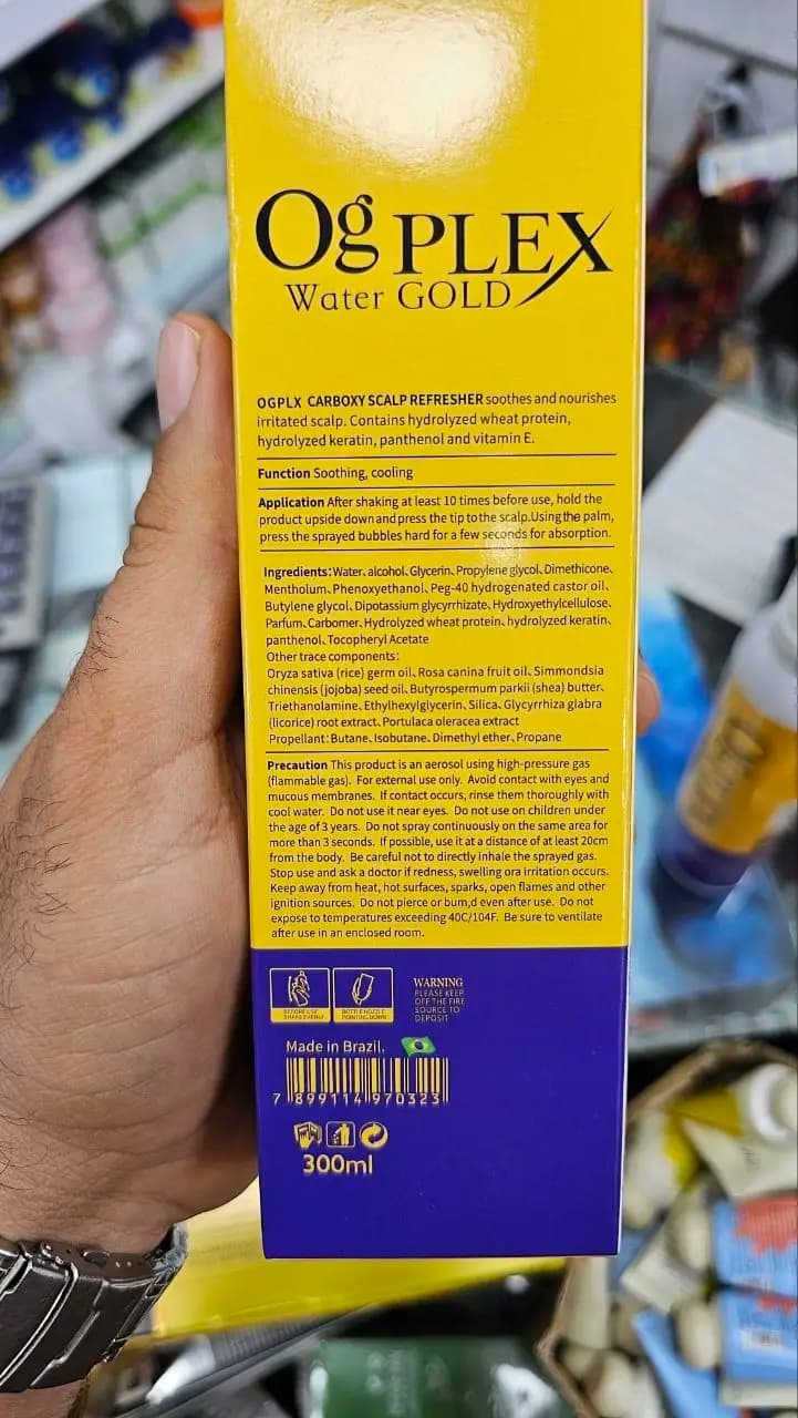 کربوکسی کف سر OG Plex برای مراقبت و تقویت پوست سر حجم ۳۰۰ میلی لیتر — تصویر ۷