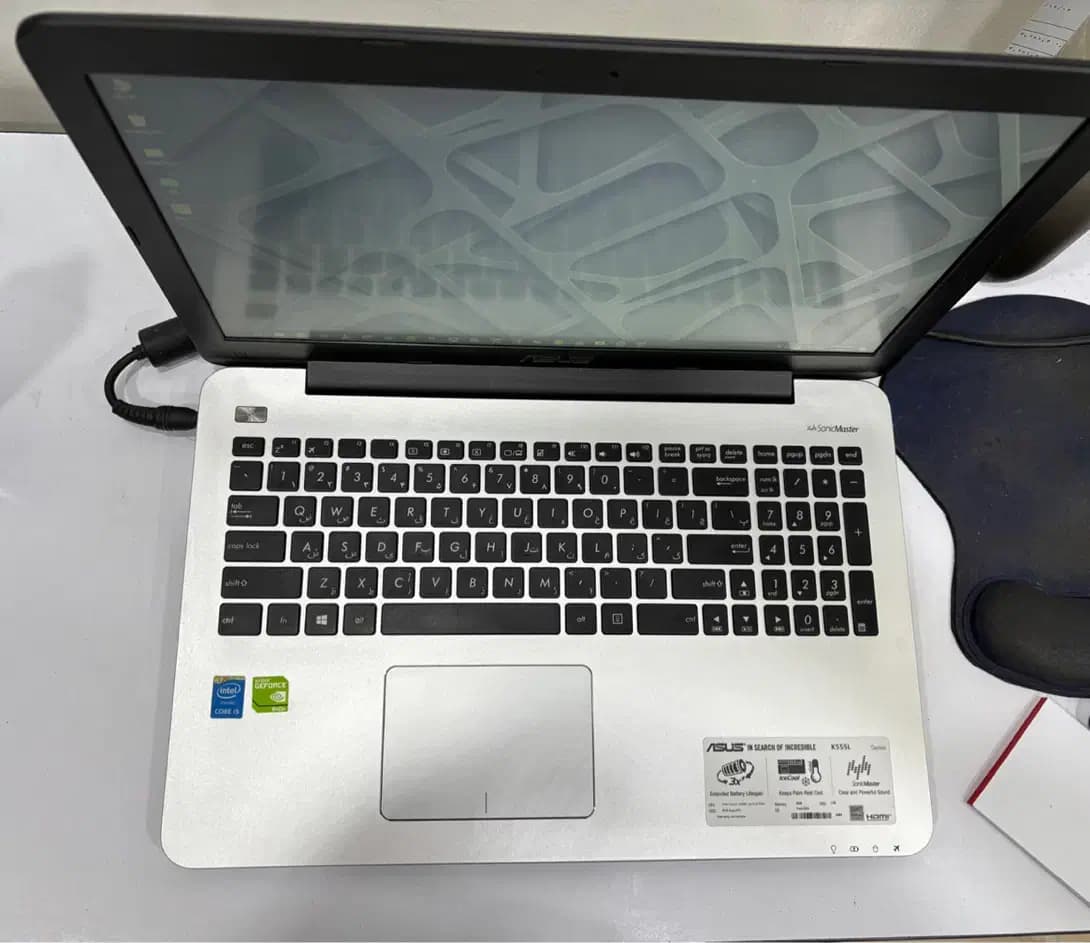 لپ تاپ کارکده ایسوس مدل X555L با پردازنده Core i5 و رم ۸ گیگابایت — تصویر ۱۰