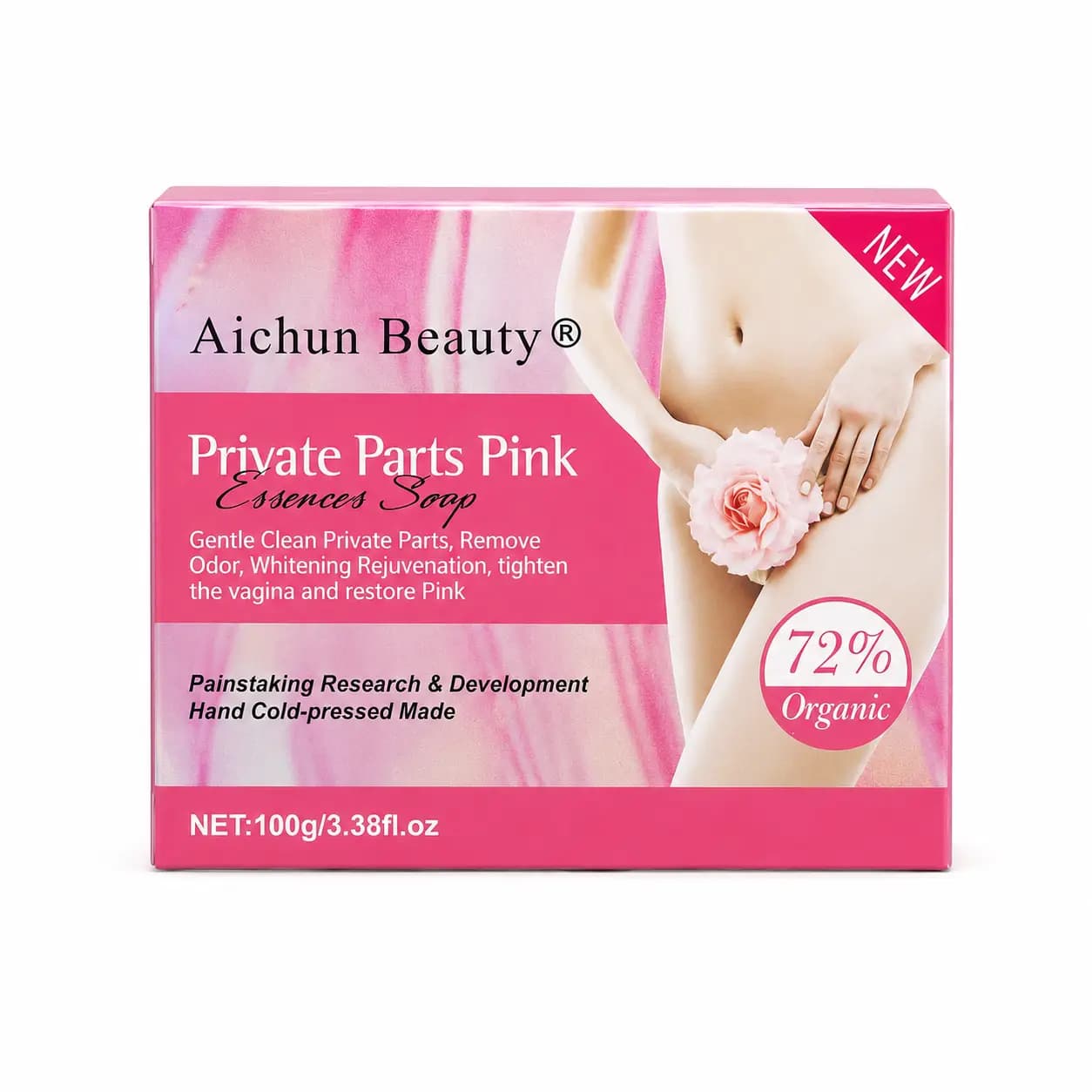 صابون بیکینی آیچون بیوتی لیف‌دار روشن‌کننده و اسکراب با حجم ۱۰۰ گرم