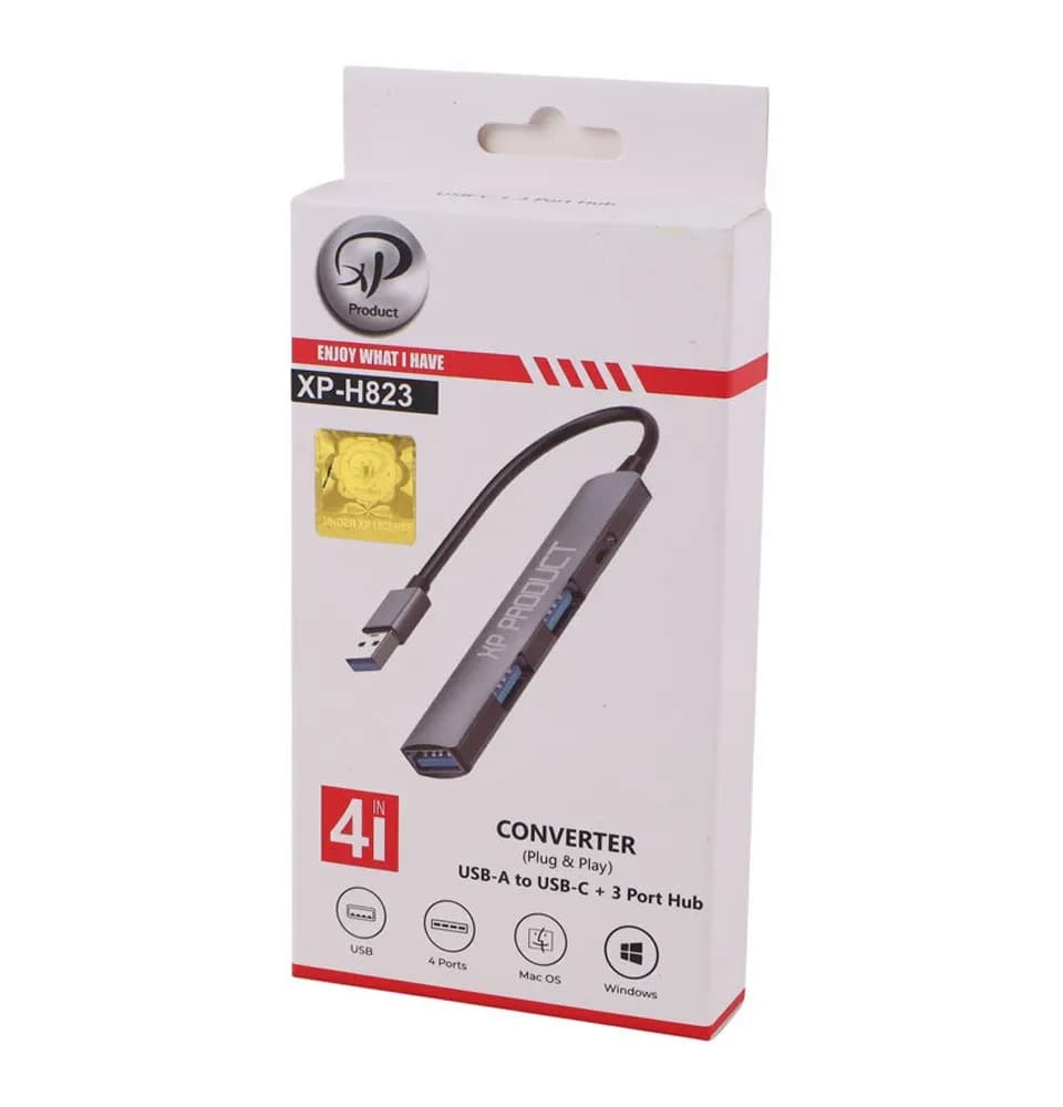 هاب USB 3.0 چهارپورت XP-PRODUCT مدل XP-H823 — تصویر ۷