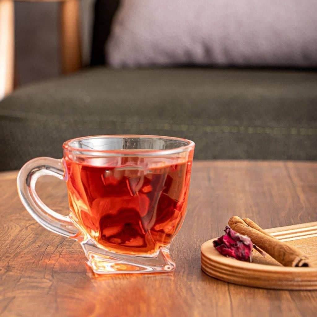 فنجان بلور وارداتی مدل کوادرون بسته 6 عددی — تصویر ۱۰
