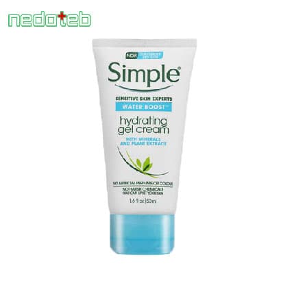 آبرسان ژل کرم سیمپل مناسب پوست خشک و دهیدراته hydrating حجم 50ml