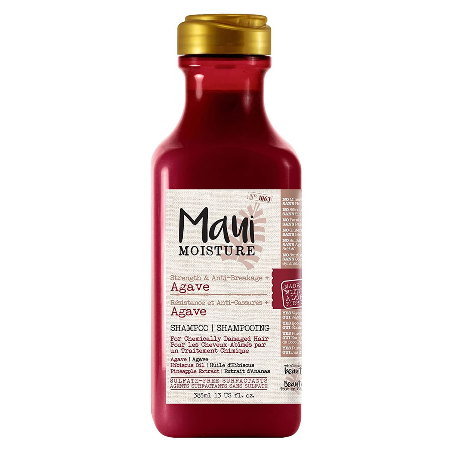 شامپو موی آسیب دیده مائویی مدل آگاو حجم 385ml