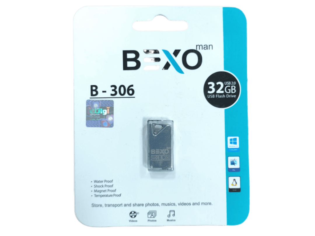 فلش 32 گیگ بکسو BEXO مدل B-306 — تصویر ۲