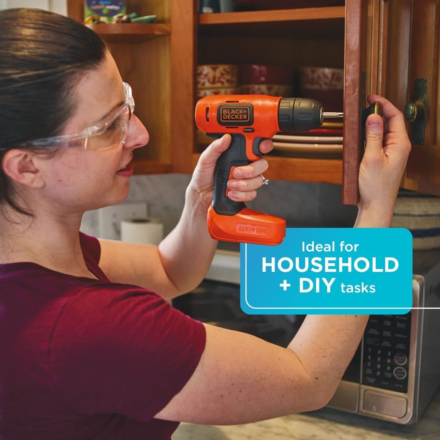 دریل شارژی بلک اند دکر مدل Black &amp; Decker BDCD8-B5 — تصویر ۳