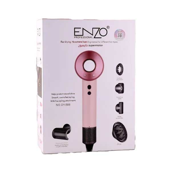 سشوار حرفه‌ای انزو (ENZO) طرح دایسون با موتور دیجیتال V9 و سری مغناطیسی — تصویر ۹