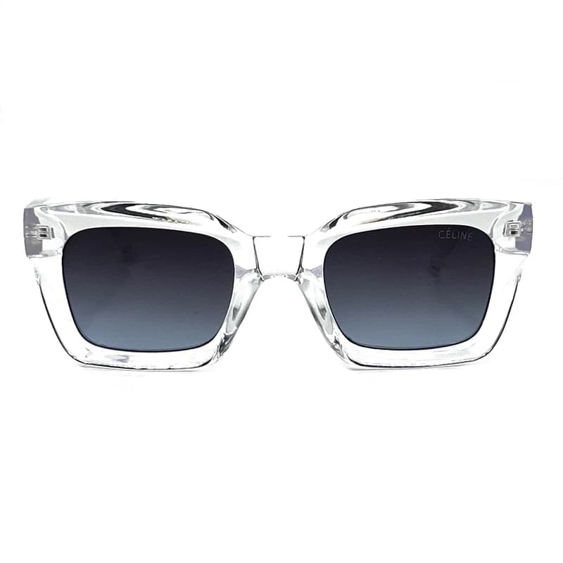 عینک آفتابی سلین زنانه شفاف یاسی cl001 — تصویر ۳