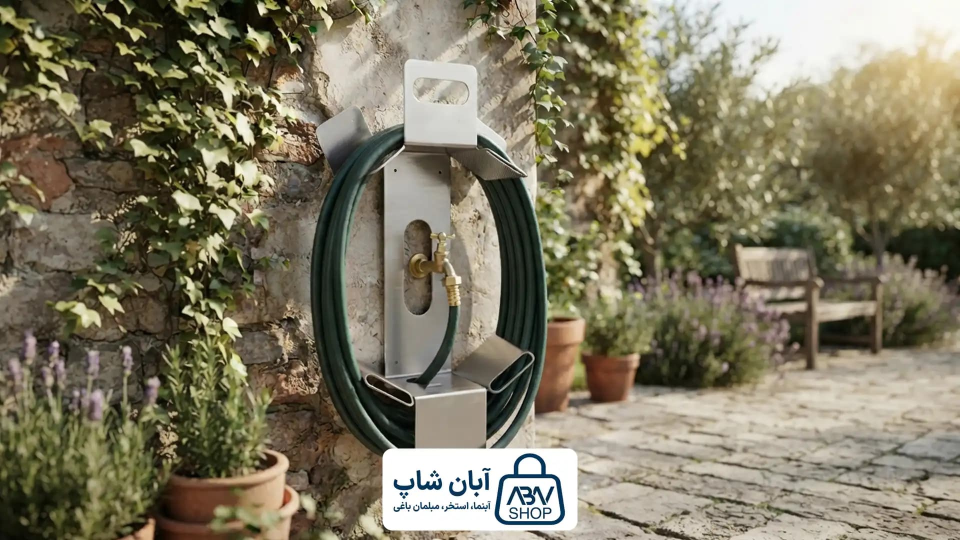 شلنگ جمع کن تمام استیل — تصویر ۴