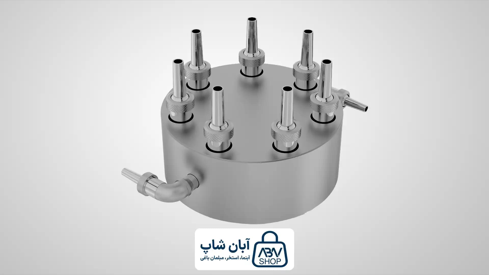 نازل آبنما چرخشی شرکت آبان — تصویر ۵