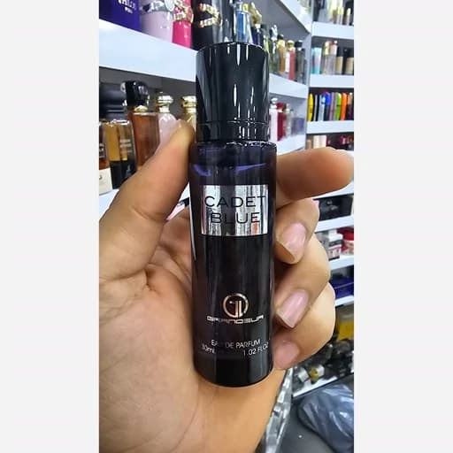 ادکلن 30 میل گرندیور CADET BLUE grandior رایحه بلوچنل مردانه ماندگاری 6 ساعته و پخش بو عالی — تصویر ۸